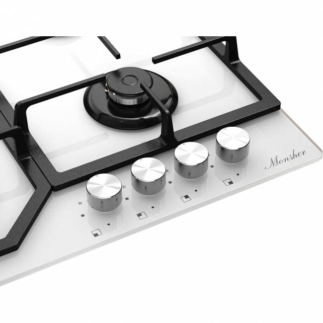 Варочная поверхность MONSHER MONSHER MGG 63 Blanc — для бизнеса и офиса Варочная поверхность MONSHER MONSHER MGG 63 Blanc — для бизнеса и офиса