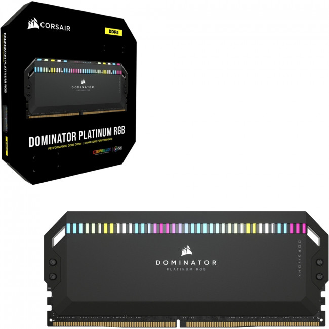 Память оперативная Corsair Dominator Platinum RGB CMT32GX5M2B5200C40 — для бизнеса и офиса