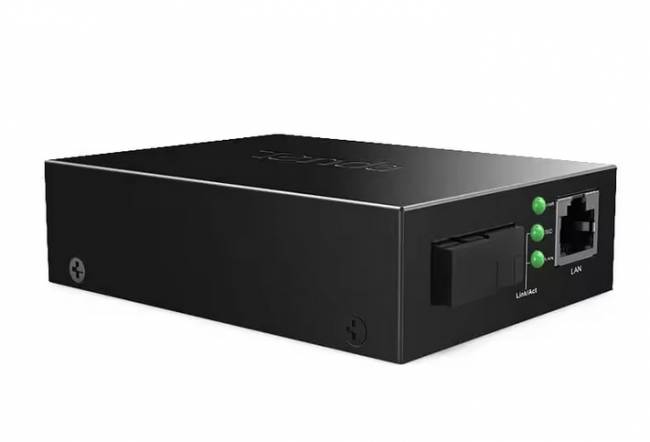 Медиаконвертер 1000 Мбит/с Tenda TFC300B — для бизнеса и офиса Медиаконвертер 1000 Мбит/с Tenda TFC300B — для бизнеса и офиса