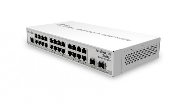 Коммутатор Mikrotik CRS326-24G-2S+IN — для бизнеса и офиса Коммутатор Mikrotik CRS326-24G-2S+IN — для бизнеса и офиса