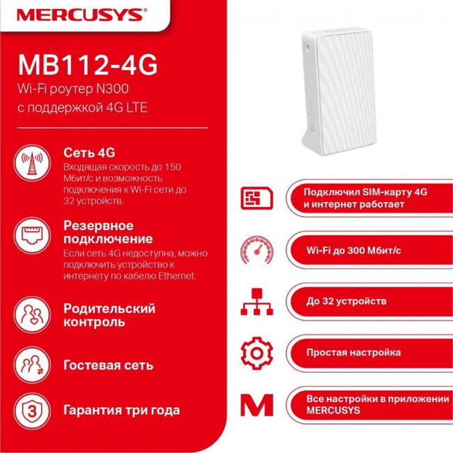 Маршрутизатор Mercusys MB230-4G — для бизнеса и офиса Маршрутизатор Mercusys MB230-4G — для бизнеса и офиса