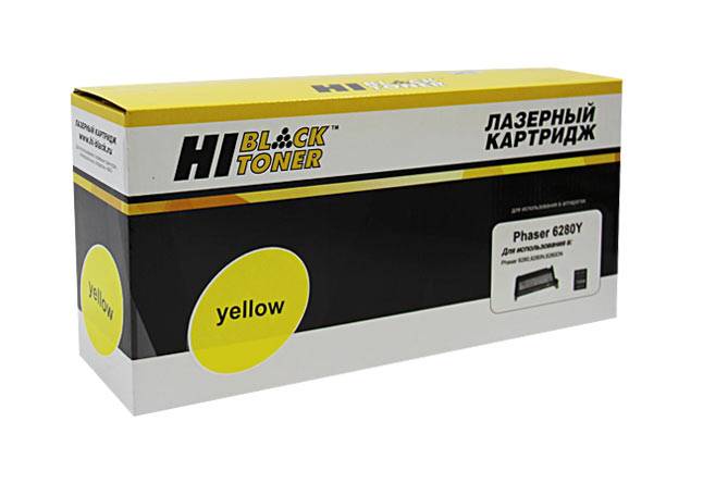 Картридж Hi-Black (HB-106R01394) для Xerox Phaser 6280DN/6280N, Y, 7K — для бизнеса и офиса