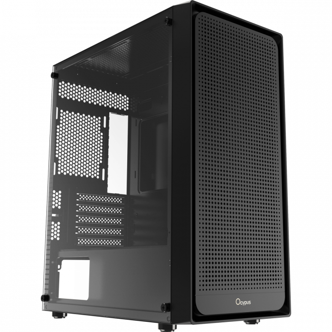 Корпус ПК без блока питания Ocypus Gamma-C50-BKG000XX-GL — для бизнеса и офиса