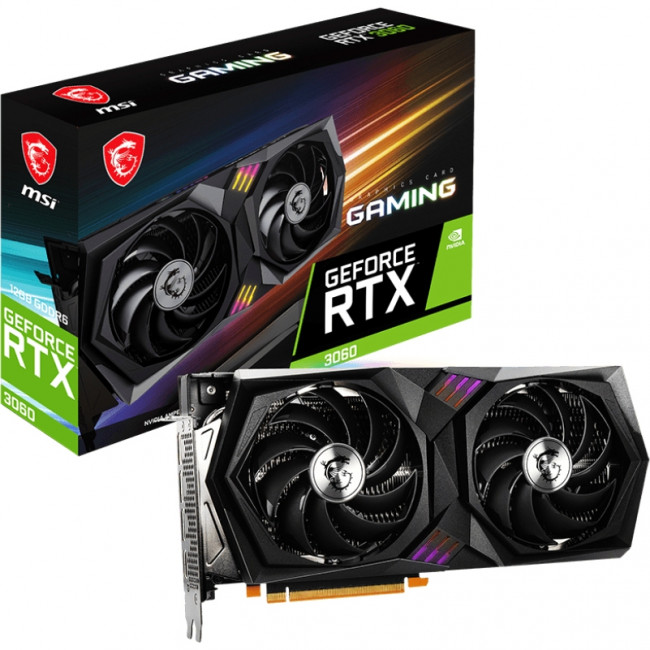 Видеокарта MSI GeForce RTX 3060 GAMING 12G — для бизнеса и офиса