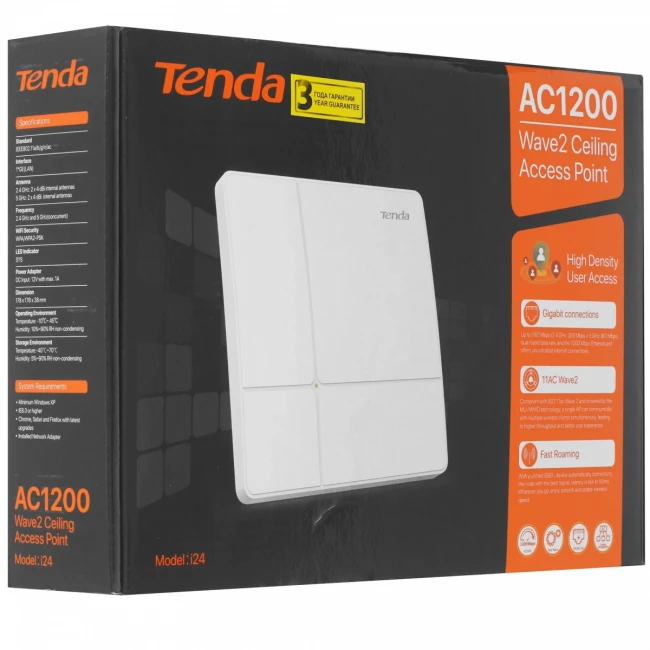 Точка доступа Tenda i24 — для бизнеса и офиса Точка доступа Tenda i24 — для бизнеса и офиса