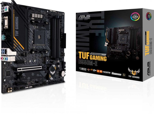 Материнская плата ASUS TUF GAMING B550M-E — для бизнеса и офиса Материнская плата ASUS TUF GAMING B550M-E — для бизнеса и офиса