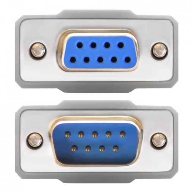 Greenconnect Удлинитель 0-модемный COM RS-232 10 m GCR-DB903-10.0m 9M/9F, пакет Greenconnect COM(RS232) 9F -  COM(RS232) 9M 10 m — для бизнеса и офиса
