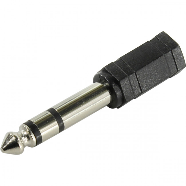 Переходник аудио 6.35мм M (штекер) --> 3.5мм F (гнездо) Telecom <TA1950> Переходник Telecom jack 6.35 mm M/Jack 3.5 mm F (TA1950)