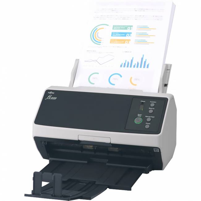 Ricoh(PFU) fi-8150 Документ сканер А4, двухсторонний, 50 стр/мин, автопод. 100 листов, USB 3.2, Gigabit Ethernet Fujitsu fi-8150 (PA03810-B101) — для бизнеса и офиса Ricoh(PFU) fi-8150 Документ сканер А4, двухсторонний, 50 стр/мин, автопод. 100 листов, USB 3.2, Gigabit Ethernet Fujitsu fi-8150 (PA03810-B101) — для бизнеса и офиса