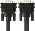 Greenconnect Кабель SVGA 20.0м чёрный, позолоченные контакты, ферритовые кольца, OD8.0mm. 15M / 15M Premium GCR-VM2VM2-20.0m, 28/28 AWG, двойной экран Greenconnect VGA (m) - VGA (m) 20м