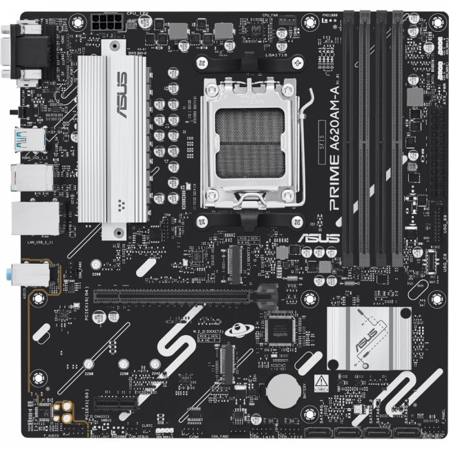 Материнская плата ASUS PRIME A620AM-A-CSM (90MB1MY0-M0EAYC) — для бизнеса и офиса Материнская плата ASUS PRIME A620AM-A-CSM (90MB1MY0-M0EAYC) — для бизнеса и офиса
