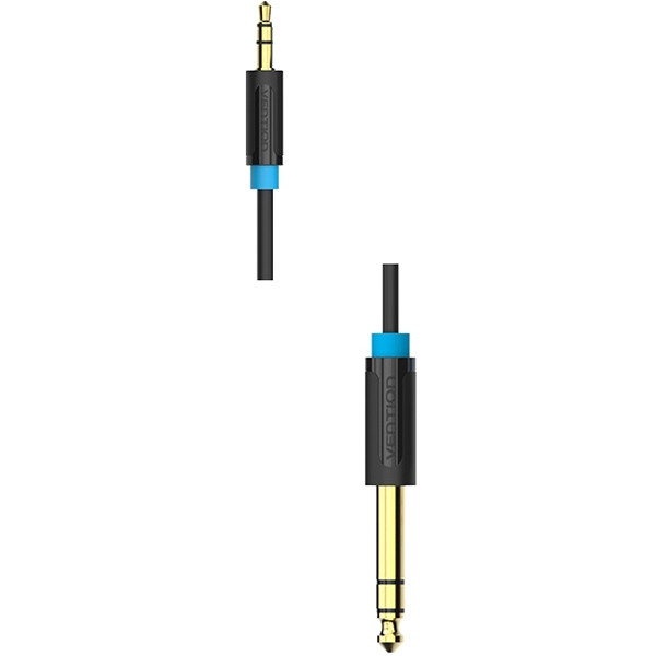 Кабель Vention аудио Jack 6,5 mm M/ 3,5 M - 1 м Кабель Vention jack 6.5 mm(m)/mini jack 3.5 mm(m) - 1 м (BABBF) Кабель Vention аудио Jack 6,5 mm M/ 3,5 M - 1 м Кабель Vention jack 6.5 mm(m)/mini jack 3.5 mm(m) - 1 м (BABBF)