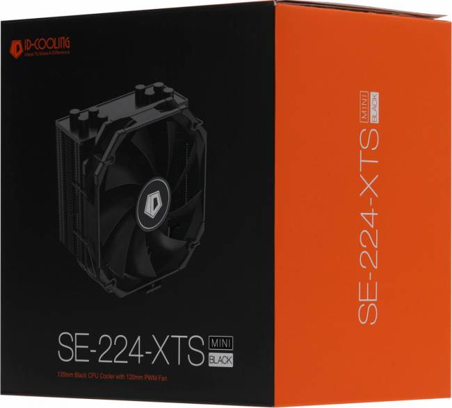 Устройство охлаждения(кулер) ID-COOLING SE-224-XTS MINI BLACK — для бизнеса и офиса