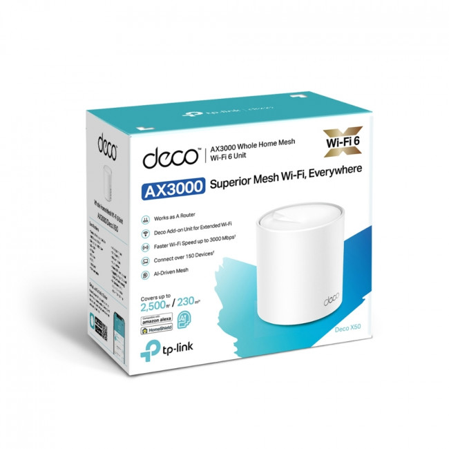 Маршрутизатор TP-Link Deco X50(1-pack)