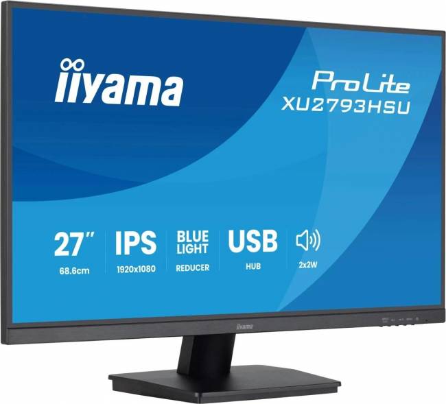 Монитор IIYAMA XU2793HSU-B7 — для бизнеса и офиса