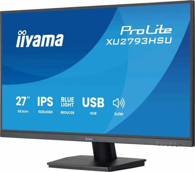 Монитор IIYAMA XU2793HSU-B7 — для бизнеса и офиса