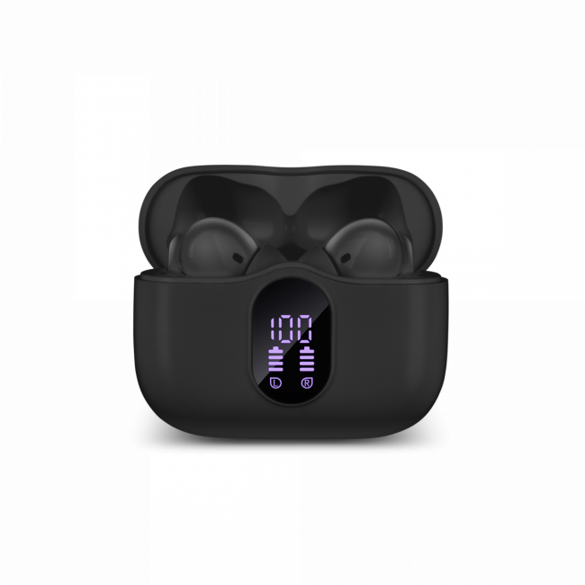 Беспроводные внутриканальные наушники с микрофоном SVEN E-315B, черный (Bluetooth, TWS, ANC, ENC, APP) Sven E-315B — для бизнеса и офиса