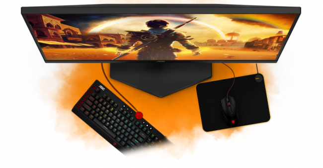 Монитор AOC Q27G42ZE 27" 2560x1440, IPS, 240Hz, 80M:1, 300cd, 0.3ms, 2xHDMI 2.0, DisplayPort 1.4, VESA, 3Y, Black/Red AOC Q27G42ZE — для бизнеса и офиса Монитор AOC Q27G42ZE 27" 2560x1440, IPS, 240Hz, 80M:1, 300cd, 0.3ms, 2xHDMI 2.0, DisplayPort 1.4, VESA, 3Y, Black/Red AOC Q27G42ZE — для бизнеса и офиса