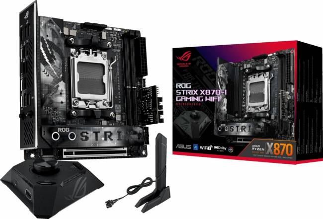 Материнская плата ASUS ROG STRIX X870-I GAMING WIFI — для бизнеса и офиса