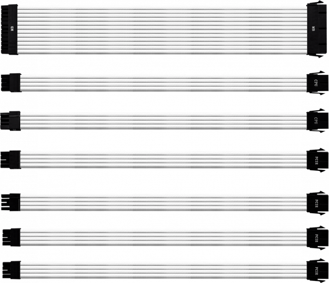 удлинитель кабеля блока питания Cooler Master UNIVERSAL PSU EXTENSION CABLE KIT — для бизнеса и офиса