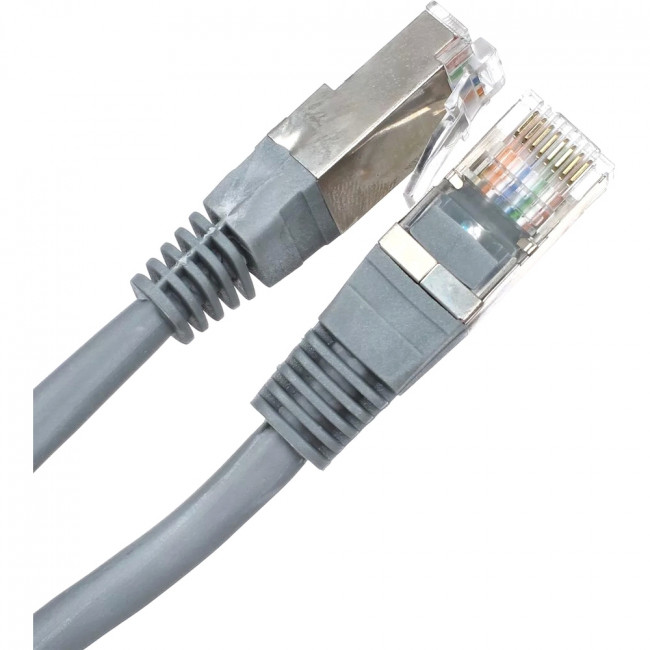 Патчкорд литой Telecom  FTP кат.5e 0,5m VCOM NA102-FTP-C5E-0.5M