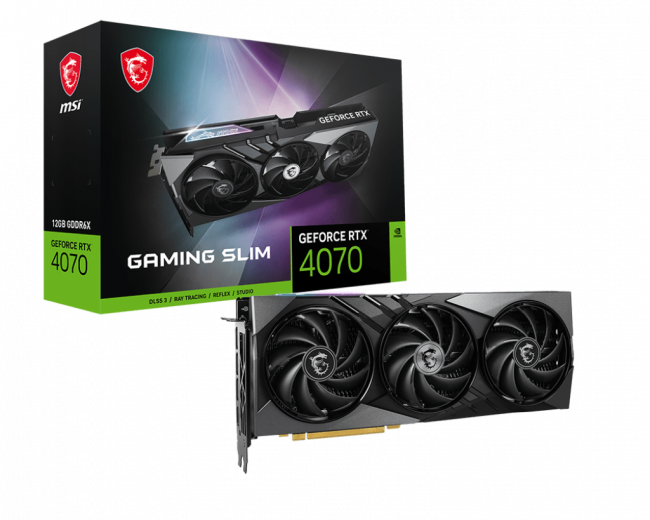 Видеокарта MSI GeForce RTX 4070 GAM — для бизнеса и офиса