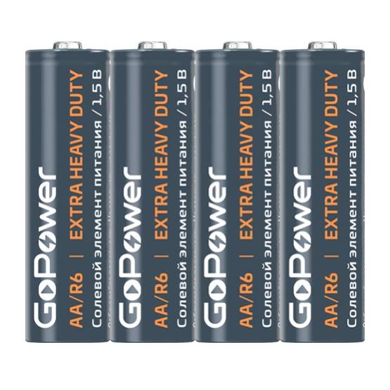 Э\п GoPower AA R06 Shrink 4 1.5V — для бизнеса и офиса Э\п GoPower AA R06 Shrink 4 1.5V — для бизнеса и офиса