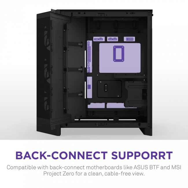 Корпус без блока питания NZXT H9 Flow CM-H92FB-01 — для бизнеса и офиса Корпус без блока питания NZXT H9 Flow CM-H92FB-01 — для бизнеса и офиса