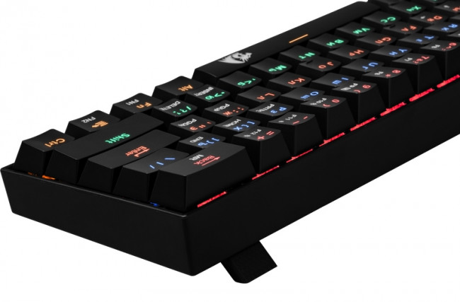 Redragon Механическая клавиатура Lakshmi RU,радужная,тихая Redragon 78119 — для бизнеса и офиса