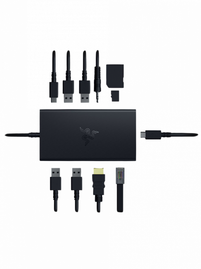 Док-станция Razer USB-C Dock Razer RC21-02250100-R3M1 — для бизнеса и офиса Док-станция Razer USB-C Dock Razer RC21-02250100-R3M1 — для бизнеса и офиса