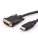 Кабель HDMI AM/DVI(24+1)M, 10м, CU, 1080P@60Hz, 2F, VCOM <CG484GD-10M> VCOM HDMI (m) - DVI-D (m)