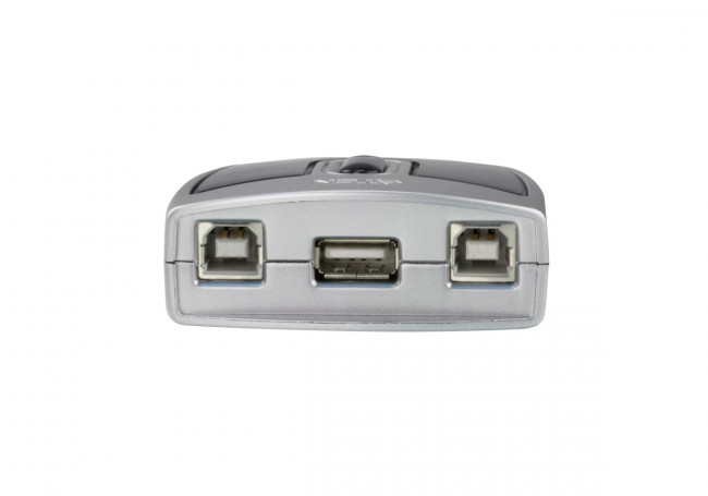 Переключатель, электрон., USB, 2> 1Устройства, с 1Шнуром A>B Male, (USB 2.0) ATEN US221A — для бизнеса и офиса