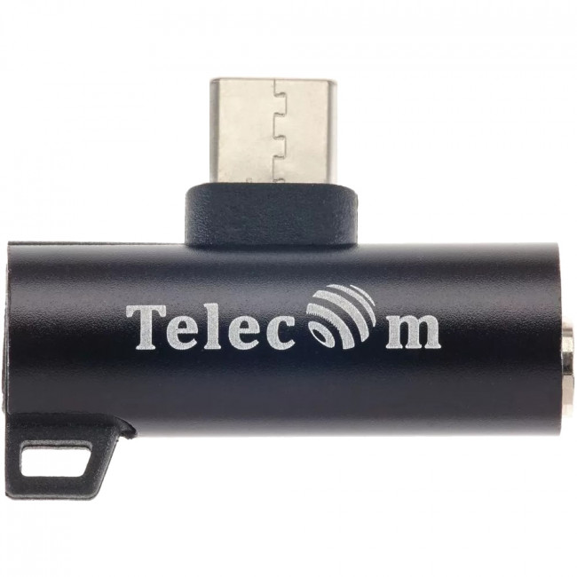 Переходник USB3.1 Type-C 2 in 1 audio+PD charging черный <TA433-B> Адаптер Telecom USB 3.1 Type C M/Jack 3.5 mm F (TA433M-B) — для бизнеса и офиса Переходник USB3.1 Type-C 2 in 1 audio+PD charging черный <TA433-B> Адаптер Telecom USB 3.1 Type C M/Jack 3.5 mm F (TA433M-B) — для бизнеса и офиса