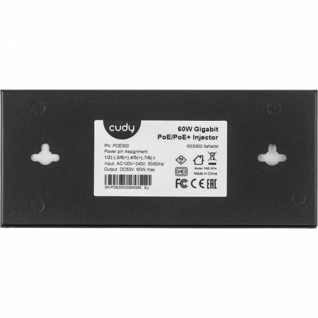 Инжектор Cudy POE300 — для бизнеса и офиса Инжектор Cudy POE300 — для бизнеса и офиса