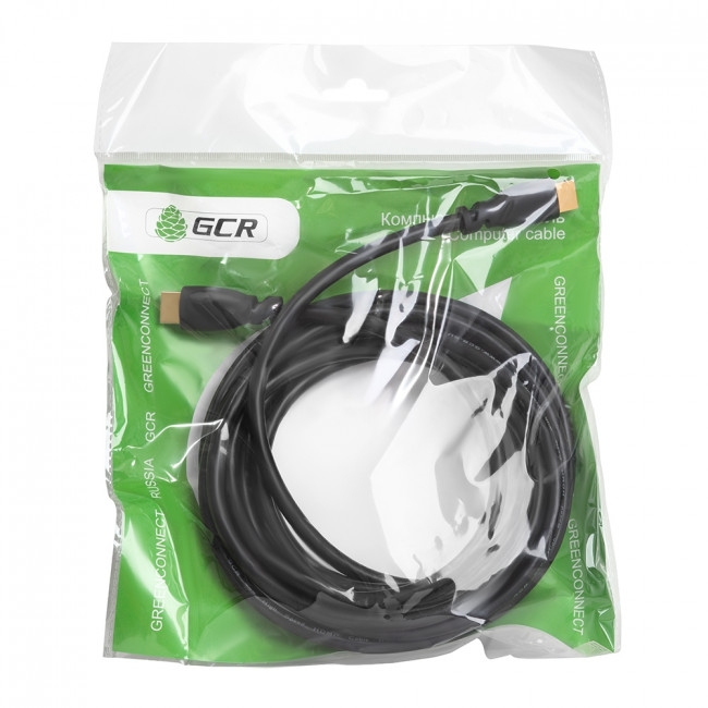 GCR Кабель 15.0m, HDMI версия 2.0 HDR 4:2:0, Ultra HD, 4K 60 fps 60Hz/5K*30Hz, 3D, AUDIO, 18.0 Гбит/с, 28/28 AWG, OD7.3mm, тройной экран, черный, GCR-HM311-15.0m Greenconnect HDMI 2.0 - HDMI 2.0 15м черный — для бизнеса и офиса GCR Кабель 15.0m, HDMI версия 2.0 HDR 4:2:0, Ultra HD, 4K 60 fps 60Hz/5K*30Hz, 3D, AUDIO, 18.0 Гбит/с, 28/28 AWG, OD7.3mm, тройной экран, черный, GCR-HM311-15.0m Greenconnect HDMI 2.0 - HDMI 2.0 15м черный — для бизнеса и офиса