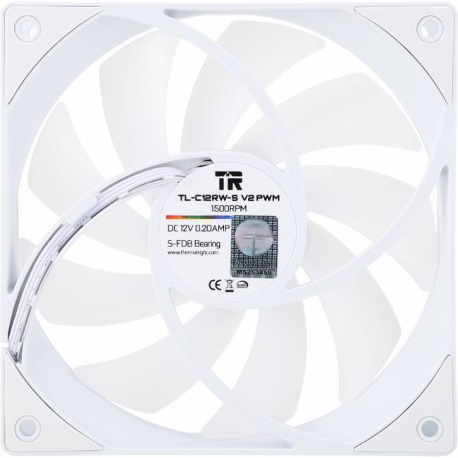 Кулер для корпуса Thermalright TL-C12RW-S V2 — для бизнеса и офиса Кулер для корпуса Thermalright TL-C12RW-S V2 — для бизнеса и офиса