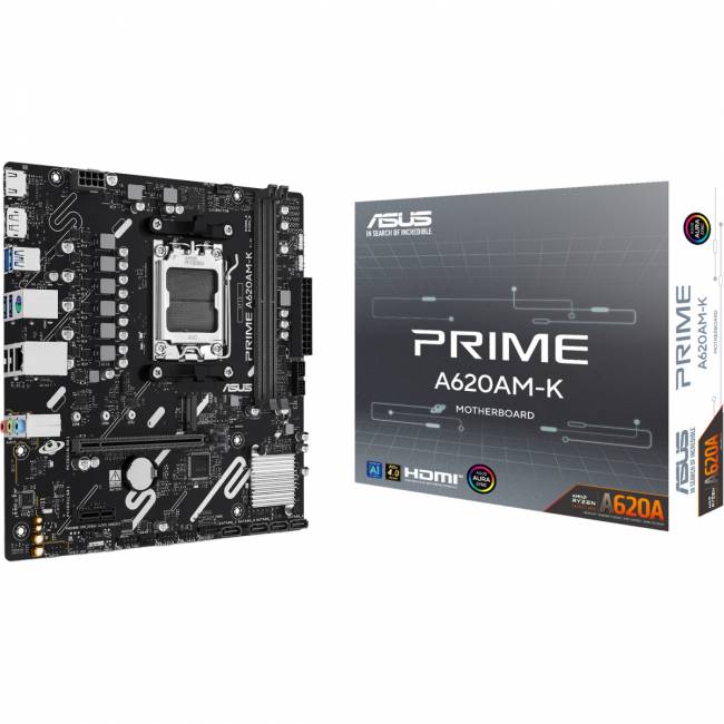Материнская плата ASUS PRIME A620AM-K (90MB1GX0-M0EAY0) — для бизнеса и офиса