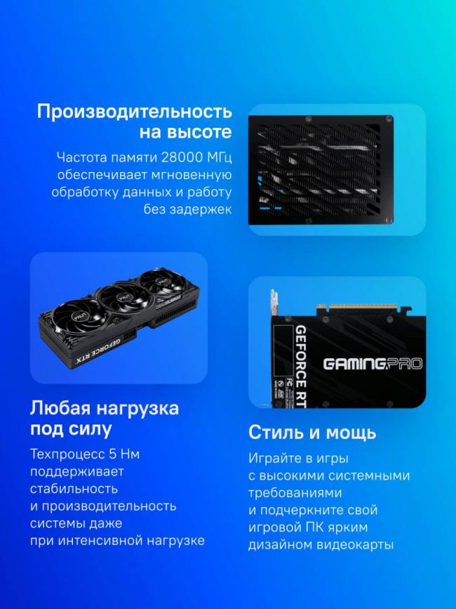 Видеокарта Palit NE7507T019T2-GB2031A — для бизнеса и офиса