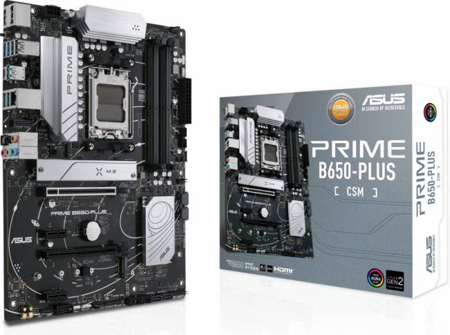 Материнская плата ASUS PRIME B650-PLUS-CSM — для бизнеса и офиса Материнская плата ASUS PRIME B650-PLUS-CSM — для бизнеса и офиса