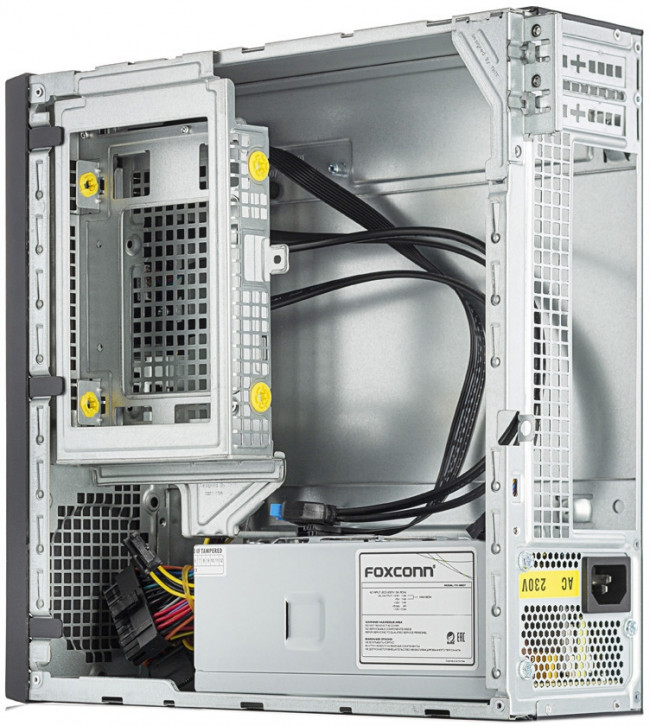 Корпус с блоком питания 250Вт. Foxline FL-RS02BLK-FX250T