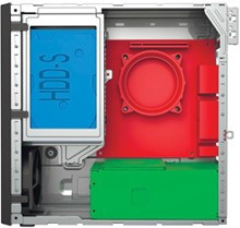 Корпус с блоком питания 250Вт. Foxline FL-RS02BLK-FX250T
