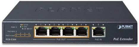 PoE расширитель Planet POE-E304