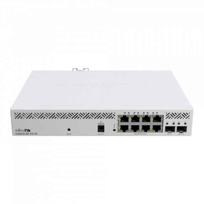 Коммутатор Mikrotik CSS610-8P-2S+IN — для бизнеса и офиса