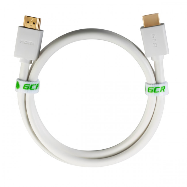 Greenconnect Кабель 0.5m HDMI версия 2.0 HDR 4:2:2, Ultra HD, 4K 60 fps 60Hz/5K*30Hz, 3D, AUDIO, 18.0 Гбит/с, 28/28 AWG, OD7.3mm, тройной экран, белый, GCR-HM761-0.5m Greenconnect HDMI (m) - HDMI (m) 0.5м — для бизнеса и офиса