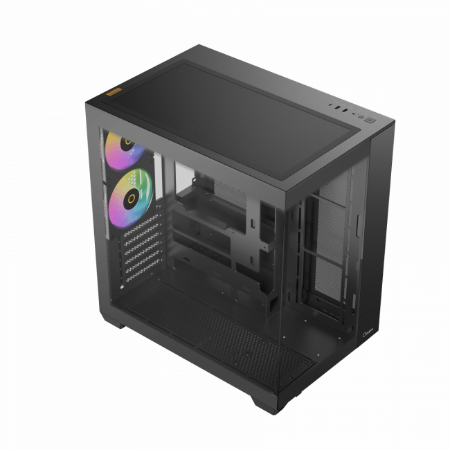 Корпус ПК без блока питания Ocypus Delta-C74-BKD200XX-GL — для бизнеса и офиса Корпус ПК без блока питания Ocypus Delta-C74-BKD200XX-GL — для бизнеса и офиса