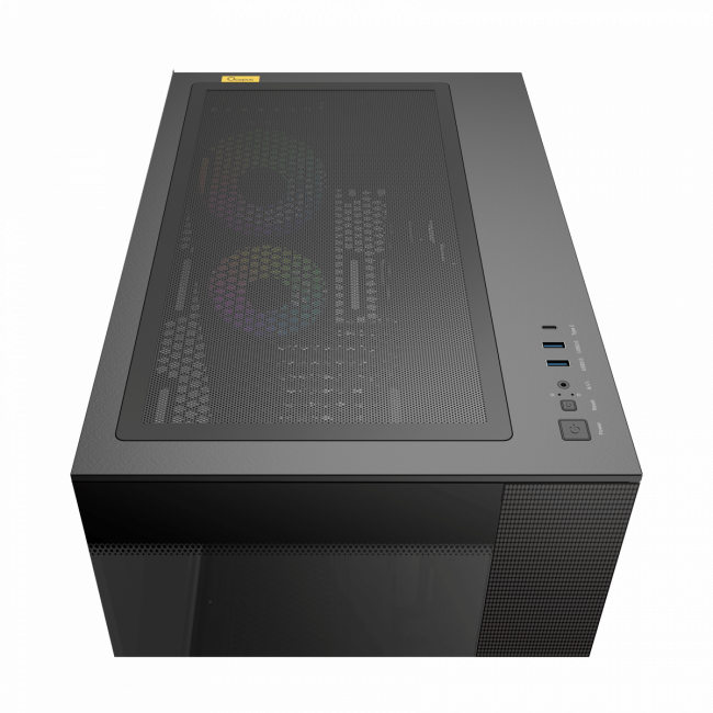 Корпус ПК без блока питания Ocypus Delta-C74-BKD200XX-GL — для бизнеса и офиса Корпус ПК без блока питания Ocypus Delta-C74-BKD200XX-GL — для бизнеса и офиса