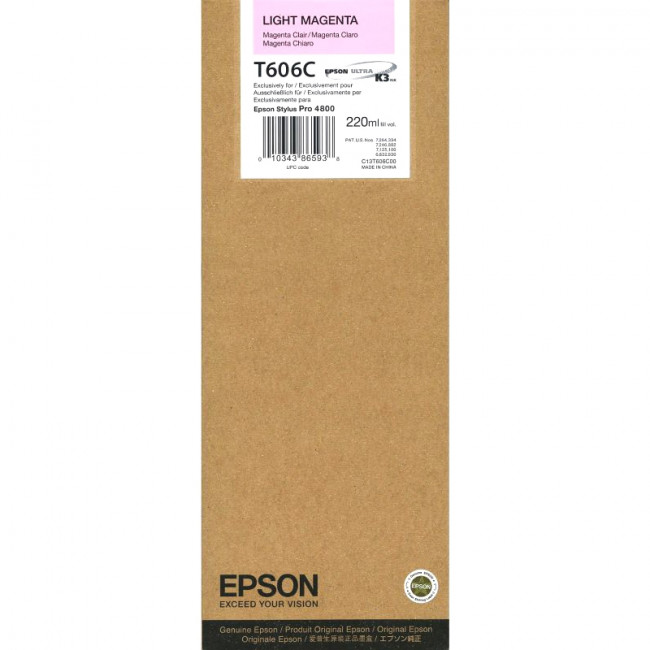 Картридж Epson C13T606C00 — для бизнеса и офиса