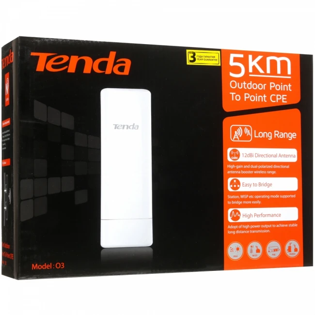 Точка доступа Tenda O3 — для бизнеса и офиса