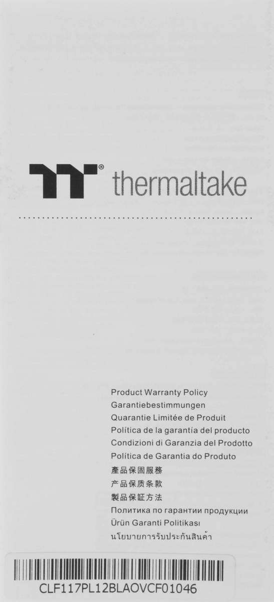 Вентилятор для корпуса Thermaltake CL-F117-PL12BL-A — для бизнеса и офиса