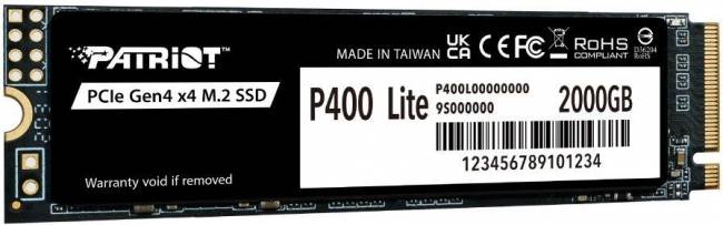 Накопитель SSD Patriot P400LP2KGM28H — для бизнеса и офиса